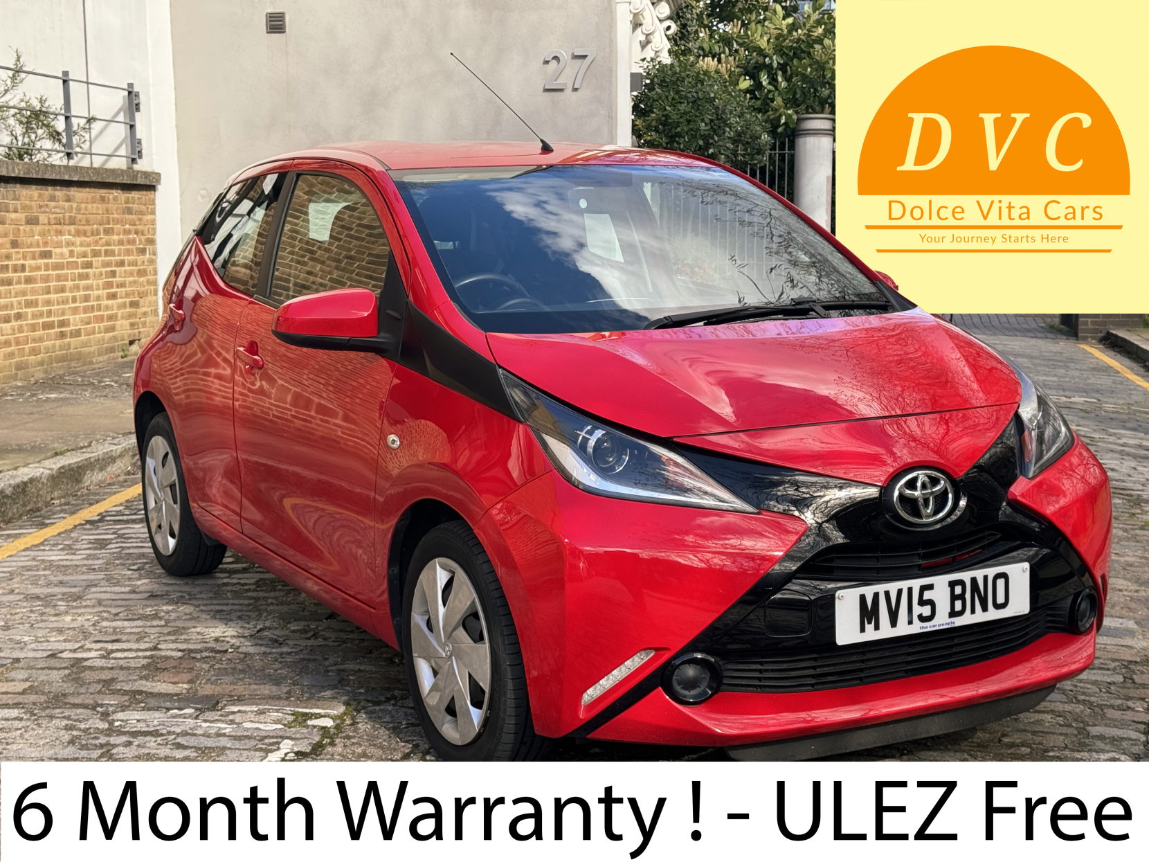 Toyota AYGO 1.0 VVT-i x-play Hatchback 5dr Petrol Manual Euro 5 Euro 5 (68 ps)