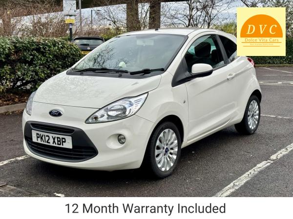 Ford Ka 1.2 Zetec Hatchback 3dr Petrol Manual Euro 5 (s/s) (69 ps)